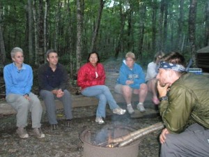 Campfire at the Birches Campfire at the Birches