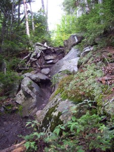 Steep trail Steep trail