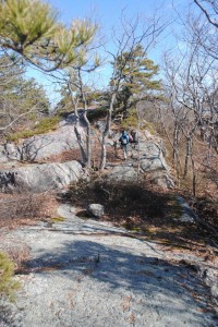 Walking the backbone of the ridge Walking the backbone of the ridge