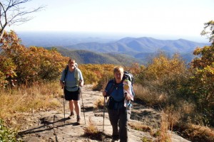 Shoe & Dirigo descending Blood Mountain