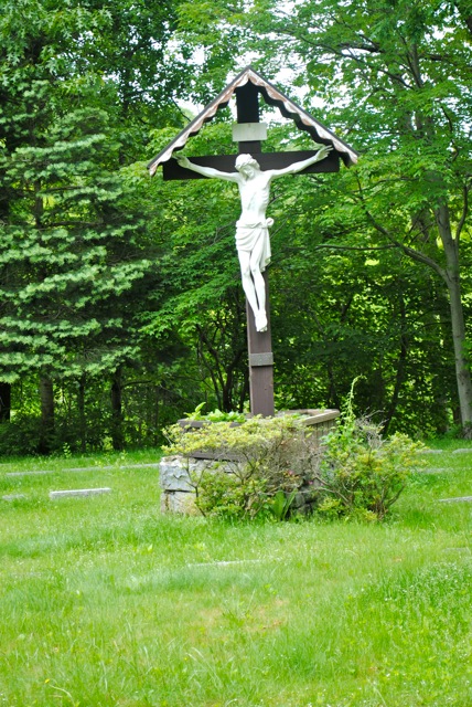 Cross in cemetery at Graymoor Cross in cemetery at Graymoor