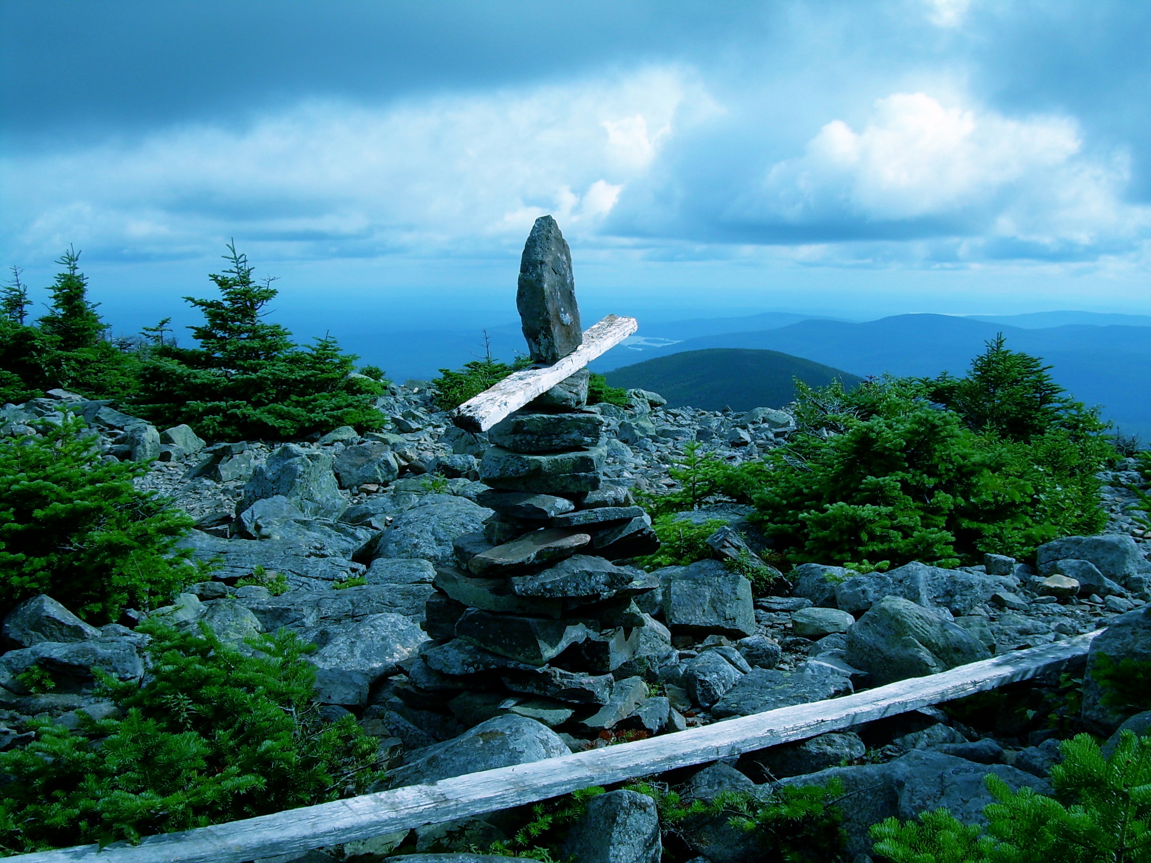 Cairn on top of White Cap Mountain 2008