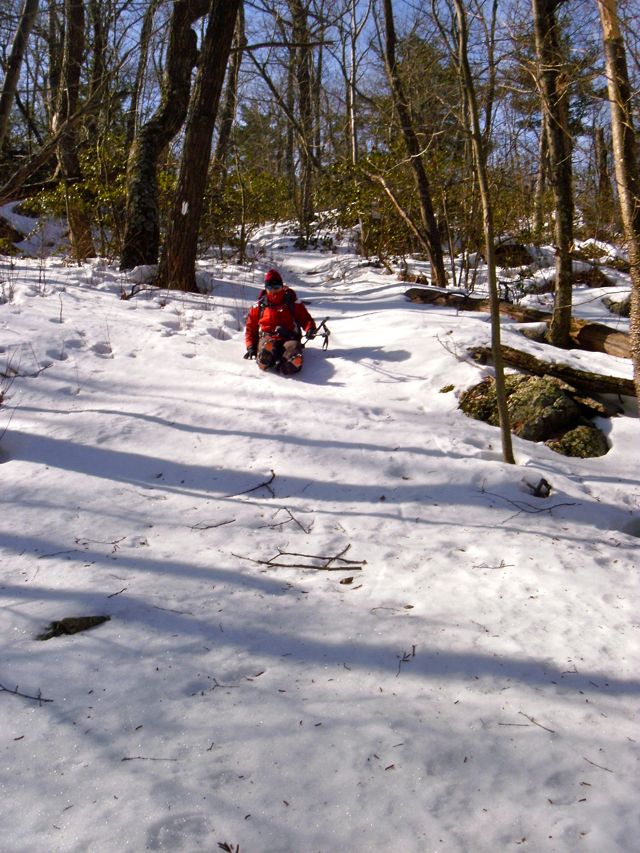 Python taking the easy way down the hill