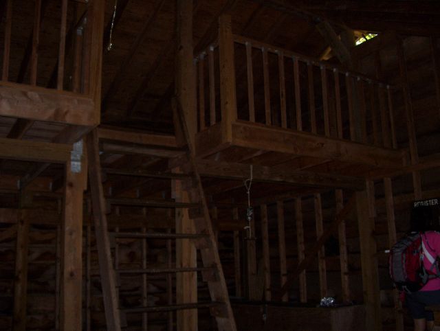 Inside of Peters Mountain Shelter Inside of Peters Mountain Shelter