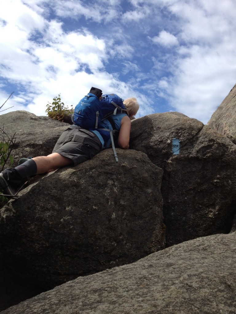 Part 2 - Inch your body up the rock