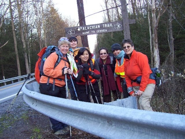 Group shot at the end of the hike