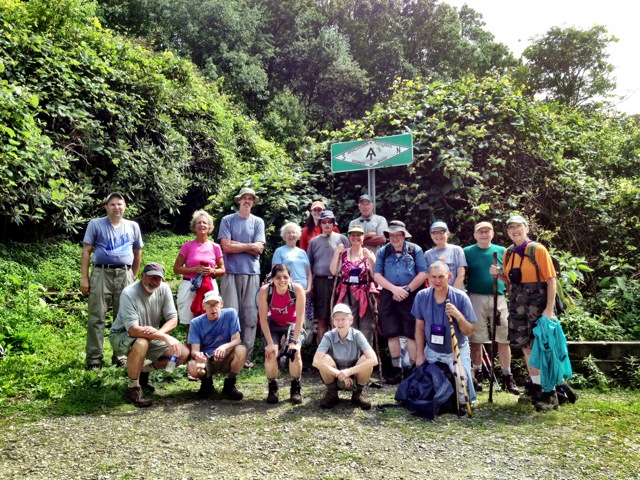Group shot at Tellico Gap
