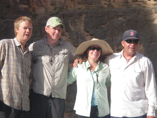 Our guides Joey, Tubbs, Amy, and Wiley