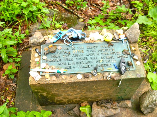 Ottie Cline Powell memorial