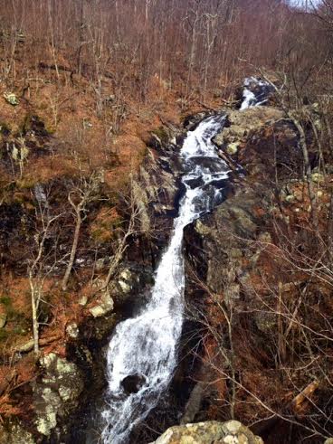 Upper falls at White Oak Canyon