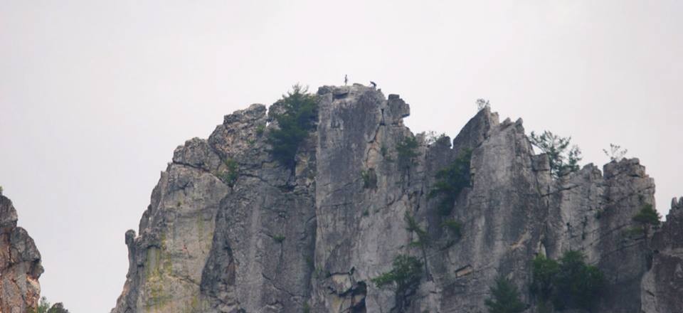 People on Seneca Rocks