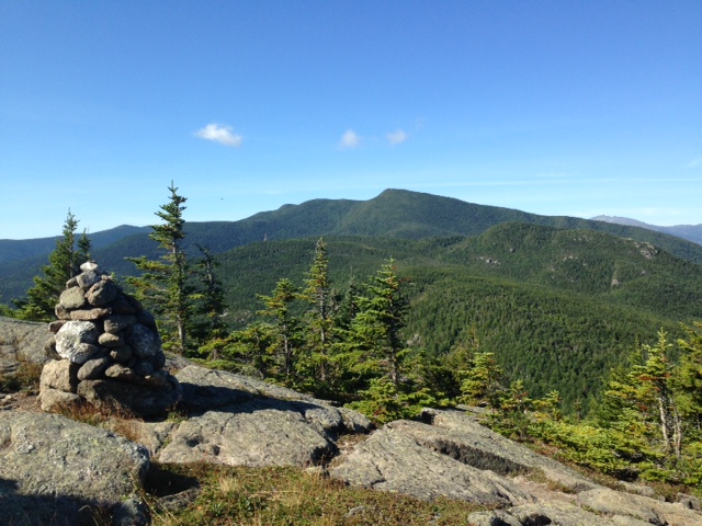 Looking back at Carter Range from Moriah