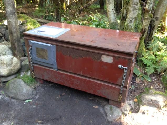 Bear box at Imp Campsite